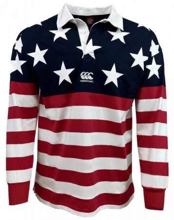 USA Flag Heritage Long Sleeve Rugger by Canterbury