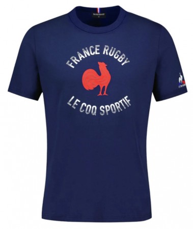 XV de France FFR Fan T-Shirt 23/24 by Le Coq Sportif