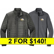 Ruggerfest - Full-Zip Fleece & Puffy Jacket 2 for $140