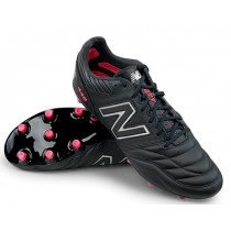 New Balance 442 v2 Pro Synthetic (FG) Wide Boots - Black/Silver