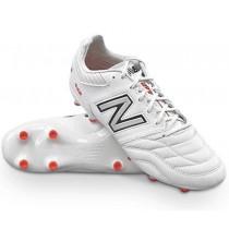 New Balance 442 v2 Pro Synthetic (FG) Wide Boots - White/Silver