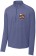 1/4 Zip Pullover: Heather Navy